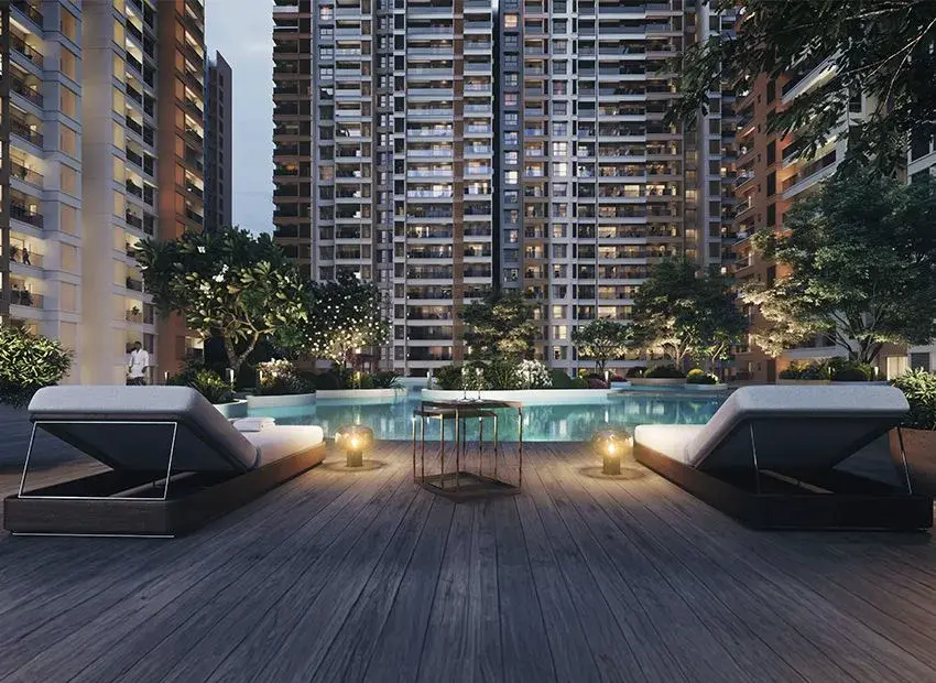 Prestige Evergreen landscaped surroundings